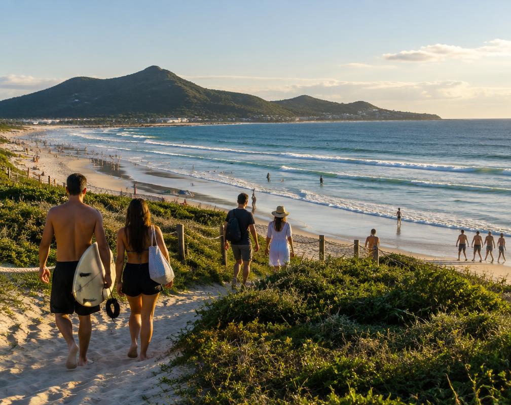 Vida ao ar livre na Praia dos Ingleses